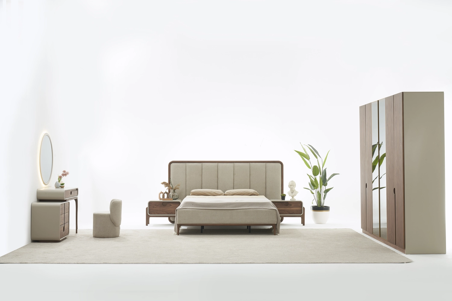 Oslo Ceviz Yatak Odası